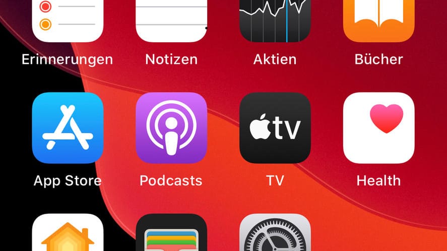 Um ein iOS-Update auf dem iPhone zu starten, tippen Sie zunächst auf die Einstellungs-App. Das ist das Symbol mit dem Zahnrad.