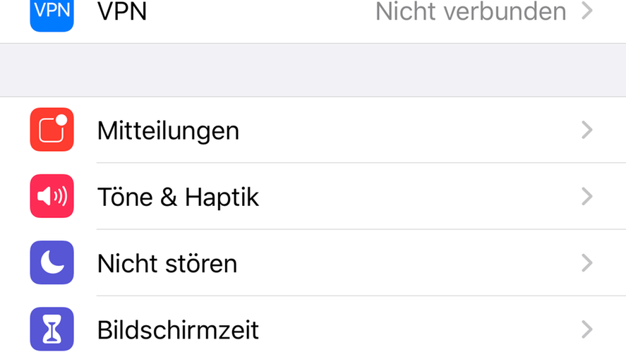 Im Einstellungen-Menü wählt man dann den Menü-Eintrag "Allgemein". Er befindet sich in der Liste relativ weit oben.