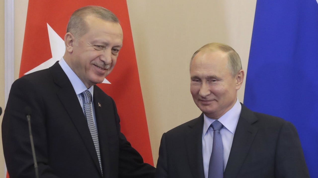 Sind sich einig: Kremlchef Wladimir Putin und der türkische Präsident Recep Tayyip Erdogan.