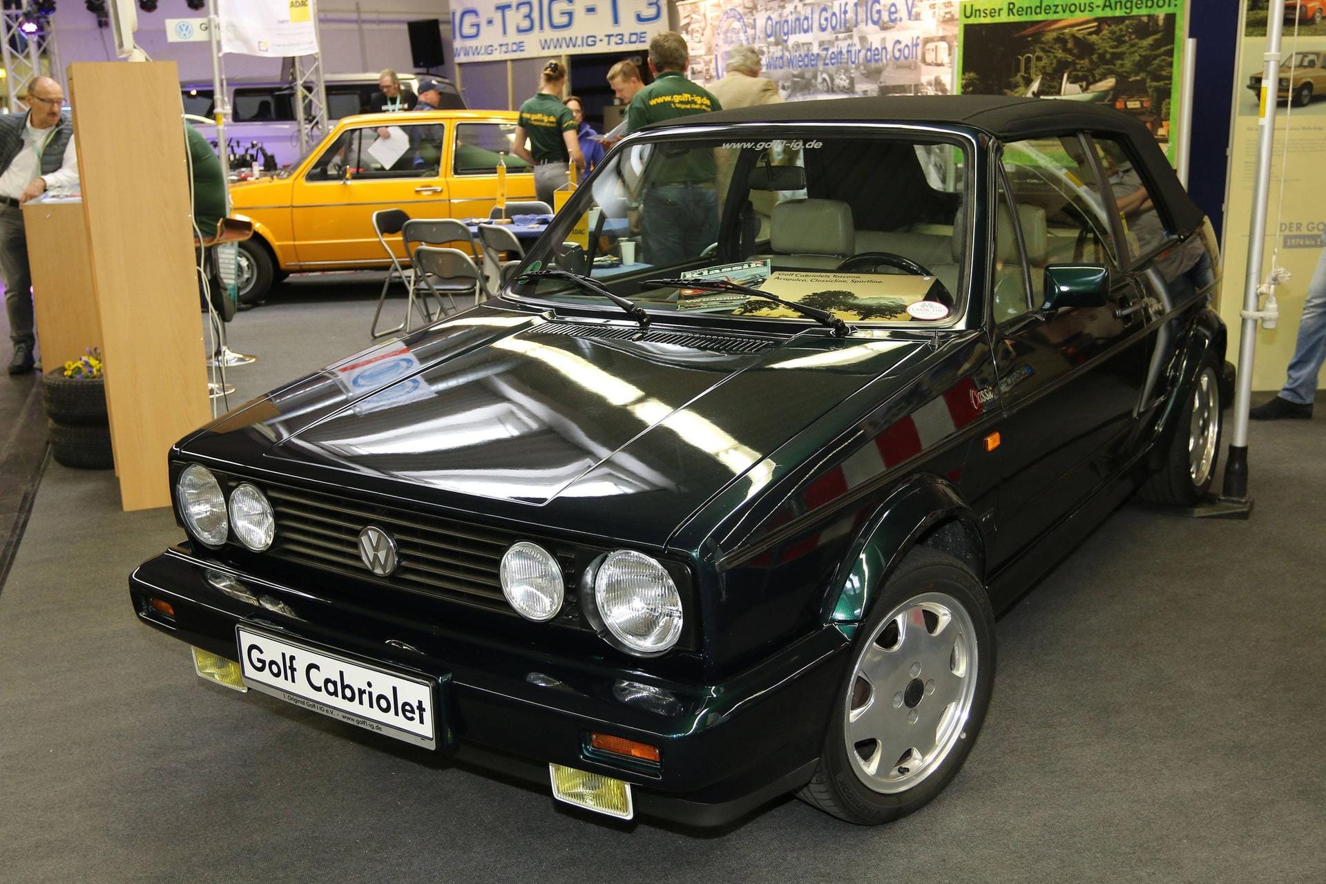 Der Golf I als Cabriolet Classicline: Insgesamt wurden fast sieben Millionen Exemplare des Golf I verkauft.