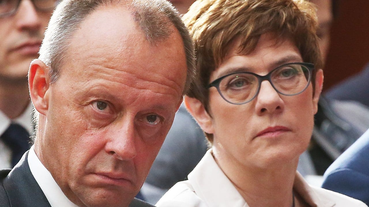 Friedrich Merz, Vizepräsident des CDU-Wirtschaftsrates, nahm CDU-Chefin Annegret Kramp-Karrenbauer von seiner harschen Kritik aus.
