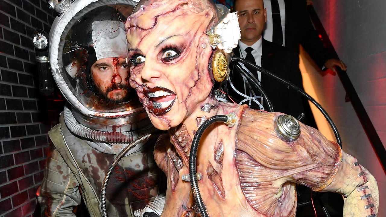 Heidi Klum: Das Model verkleidete sich als Cyborg.