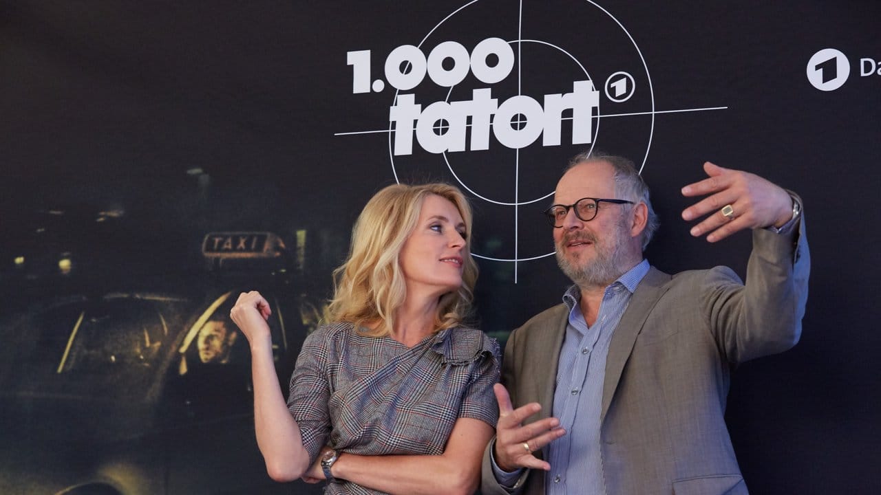 Maria Furtwängler und Axel Milberg stellten 2016 die 1000.