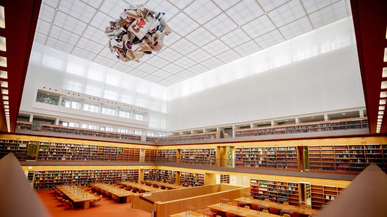 Der Allgemeine Lesesaal der Staatsbibliothek Unter den Linden.