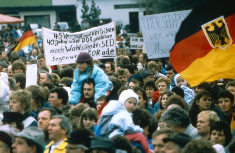 Demo in Worbis: Bis zum Untergang der DDR wurde weiter protestiert.