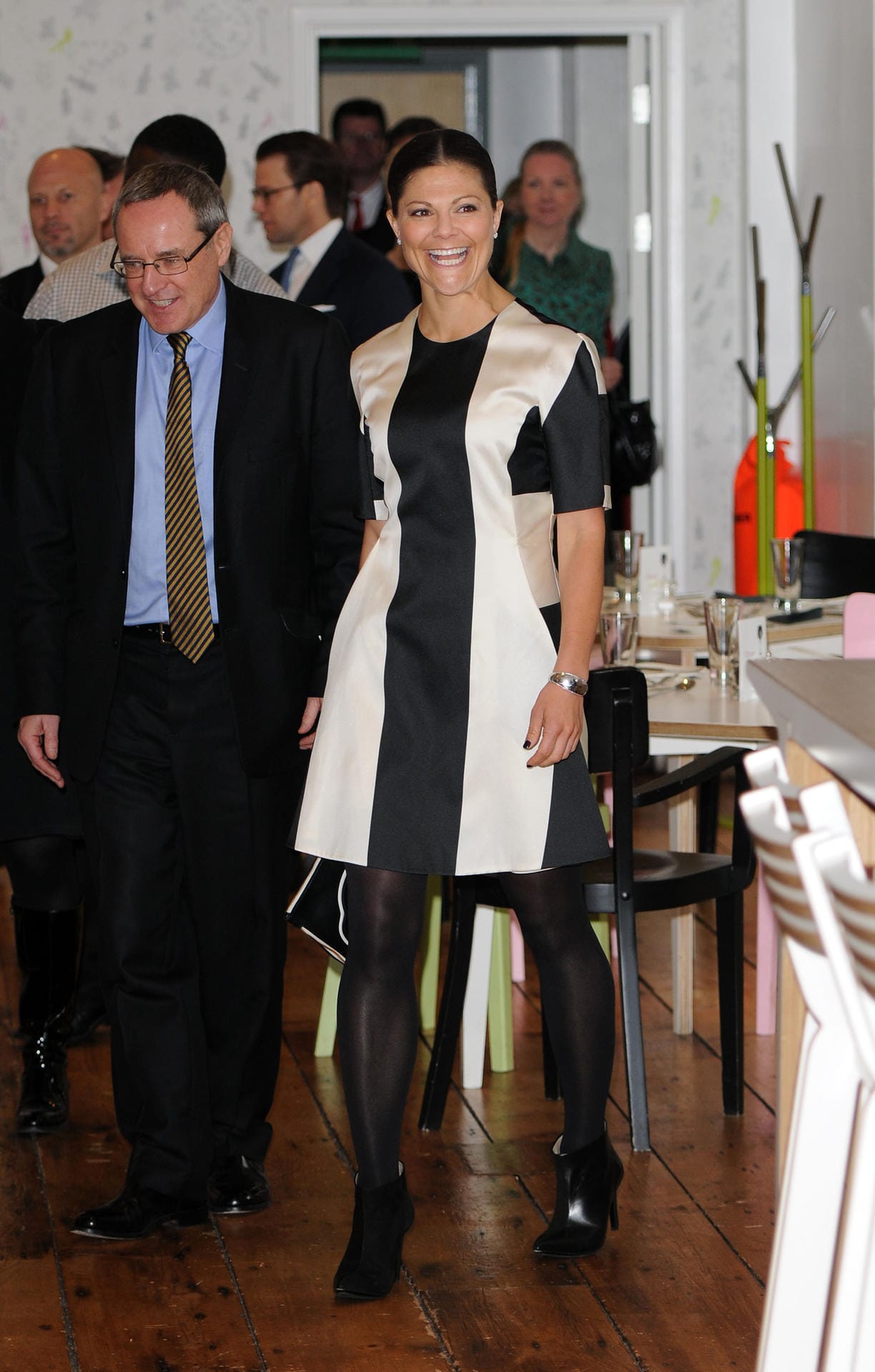 Prinzessin Victoria von Schweden im Winter 2013 bei einem Termin in London