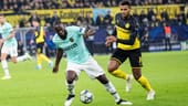 Champions League, Borussia Dortmund - Inter Mailand Romelu Lukaku (Inter Mailand, 9), Manuel Akanji (Borussia Dortmund,