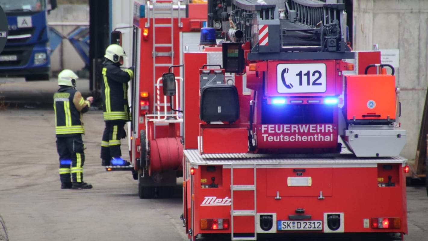 Rettungseinsatz in einem Bergwerk bei Halle