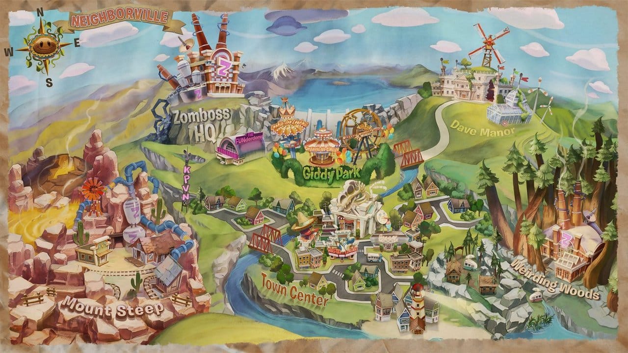 Die Spielwelt von "Plants vs. Die Spielwelt von "Plants vs.