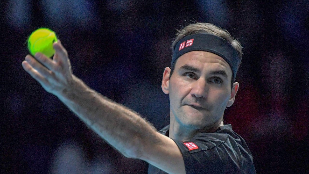 Roger Federer hat in London gegen Matteo Berrettini gewonnen.
