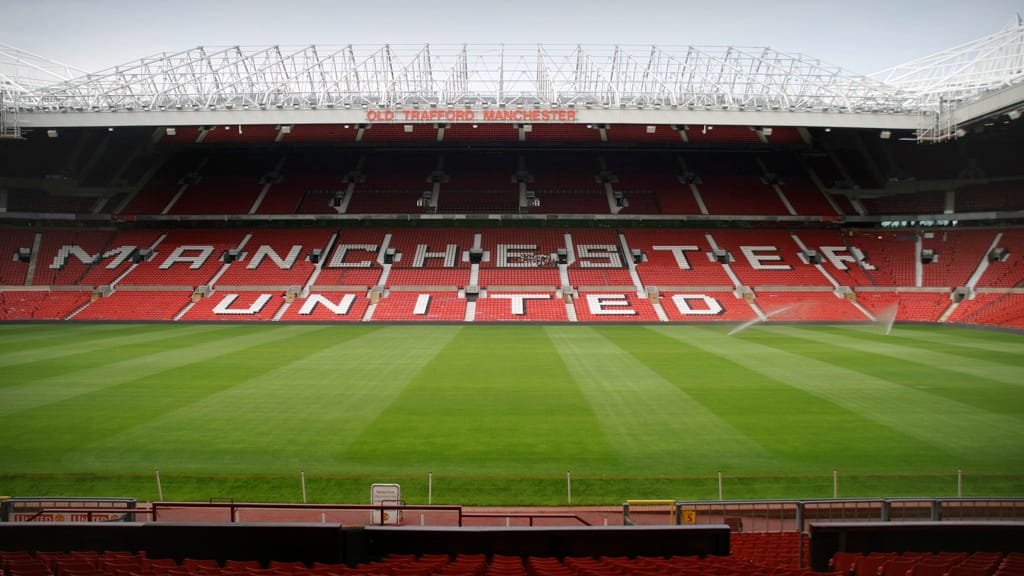 Old Trafford Fußballstadion in Manchester