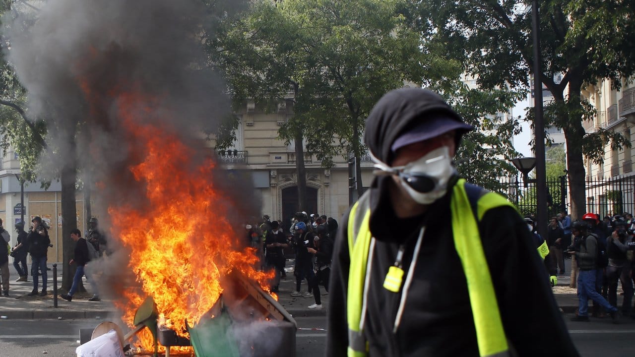 Vor einem Jahr hatte es in Frankreich die ersten Proteste der "Gelbwesten" gegeben.