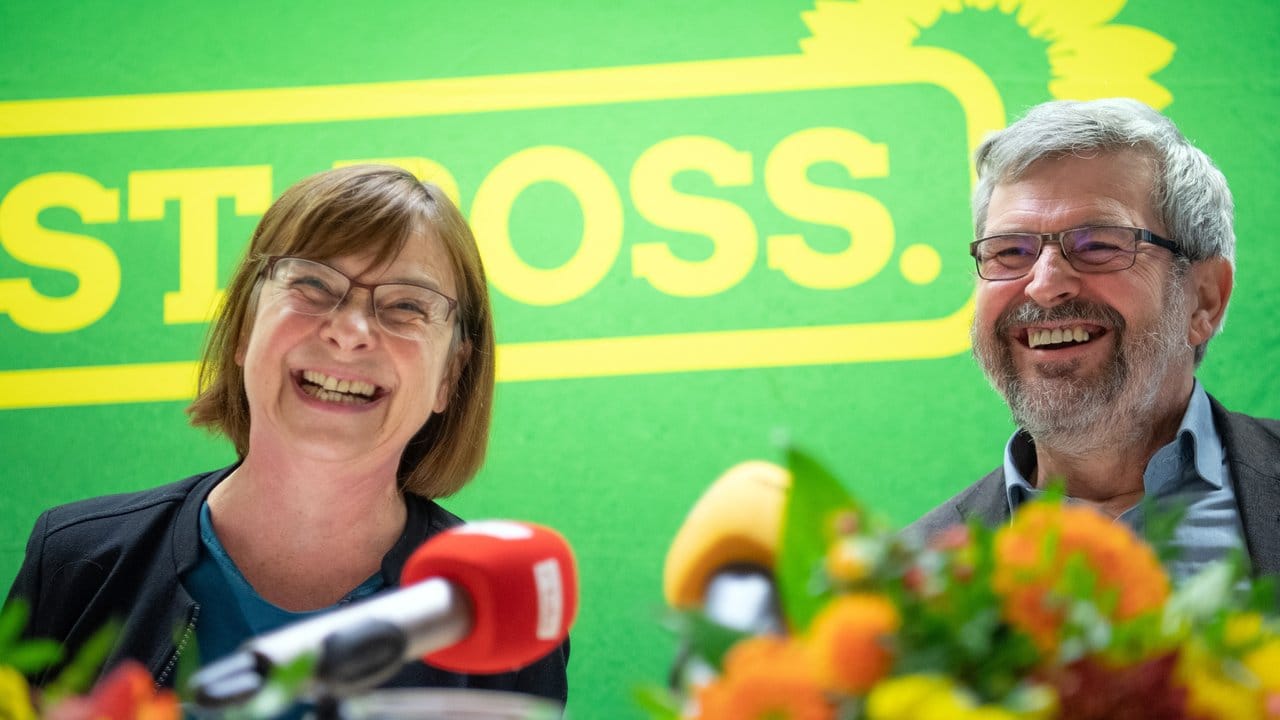 Sollen Ministerposten in Brandenburg bekommen: Ursula Nonnemacher und Axel Vogel (beide Grüne).