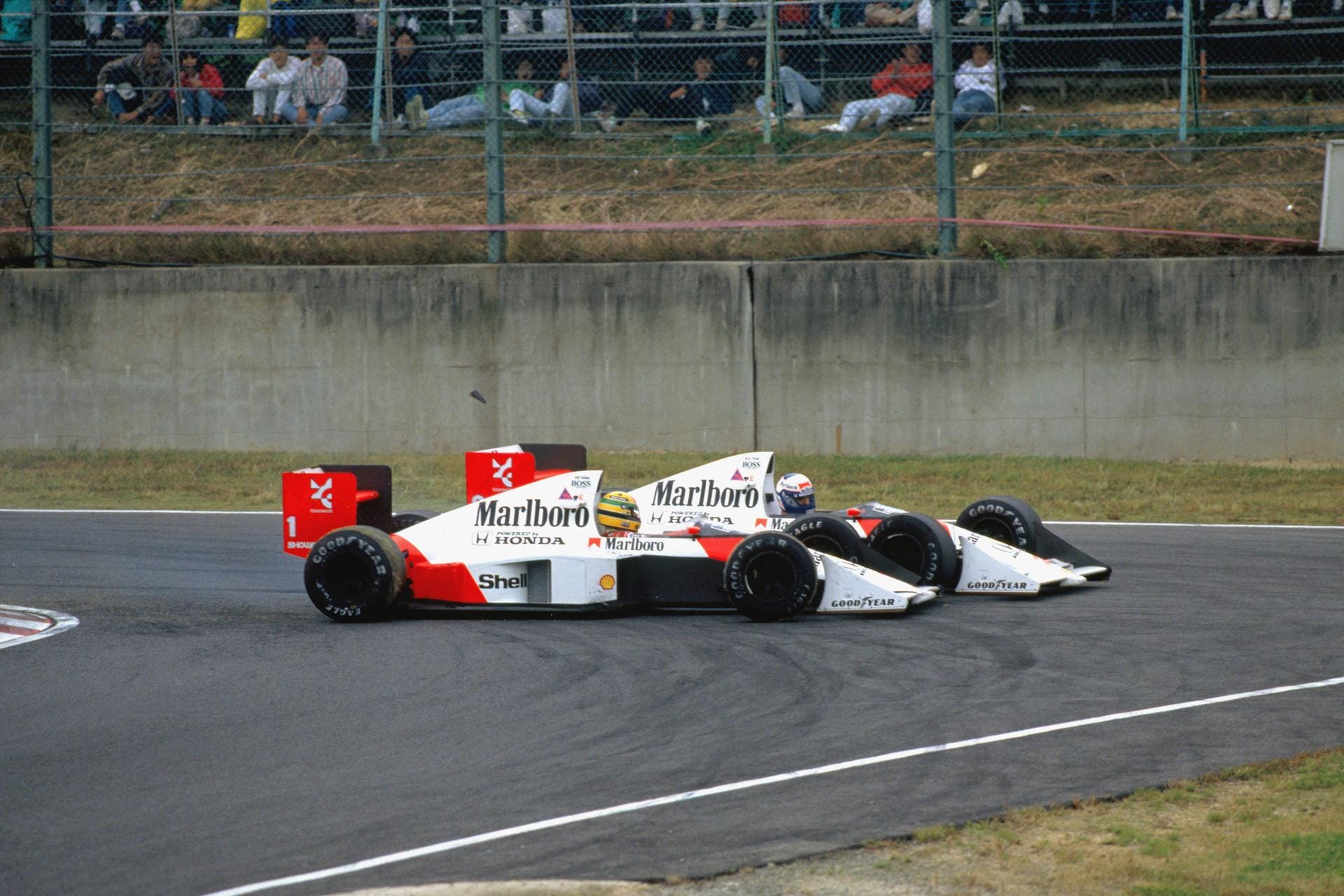 Alain Prost und Ayrton Senna (McLaren): Die Mutter aller Teamduelle: Auf der einen Seite der berechnende Prost, auf der anderen der impulsive Senna.