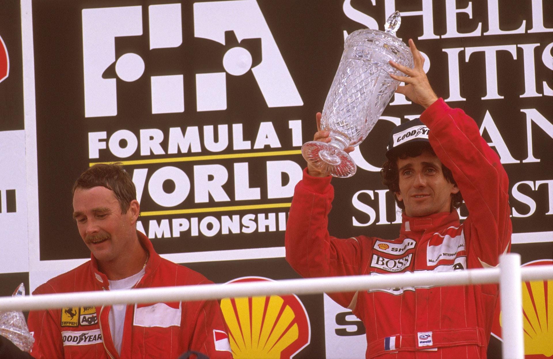 Alain Prost und Nigel Mansell (Ferrari): Gestählt vom Duell mit Senna sucht Prost auch bei Ferrari seine Vorteile.