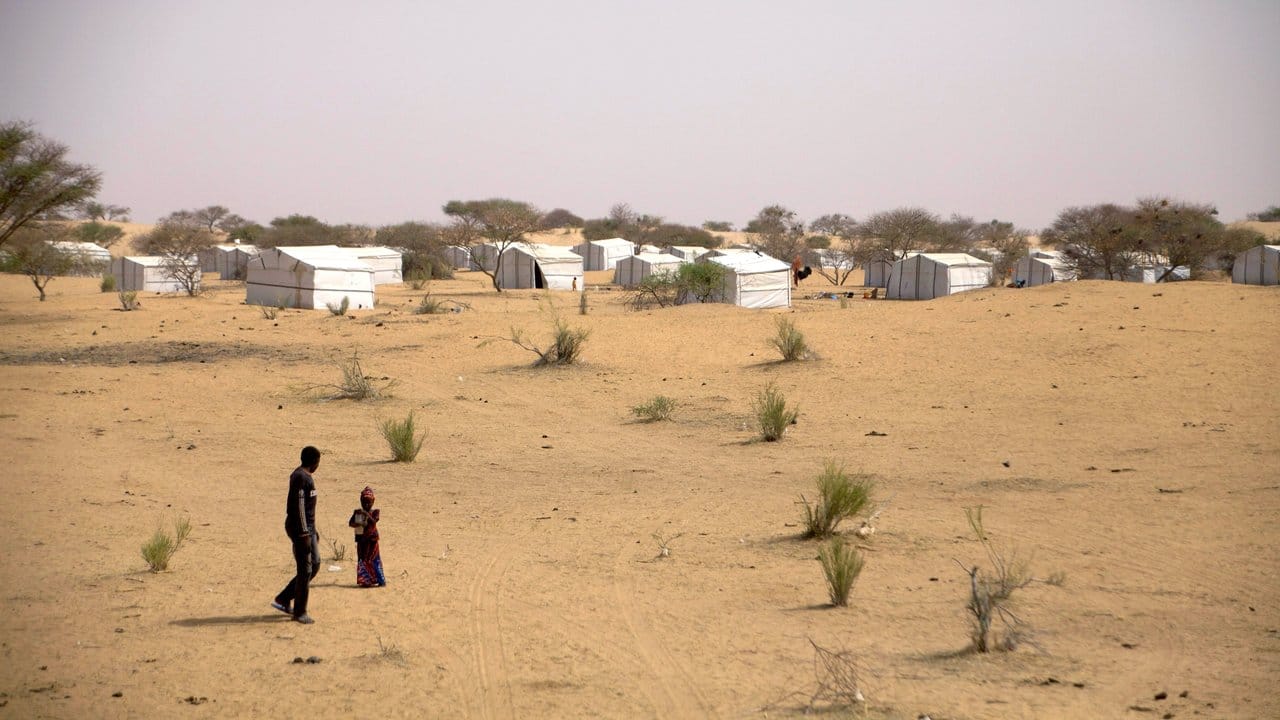 Ein Flüchtlingscamp im Tschad.