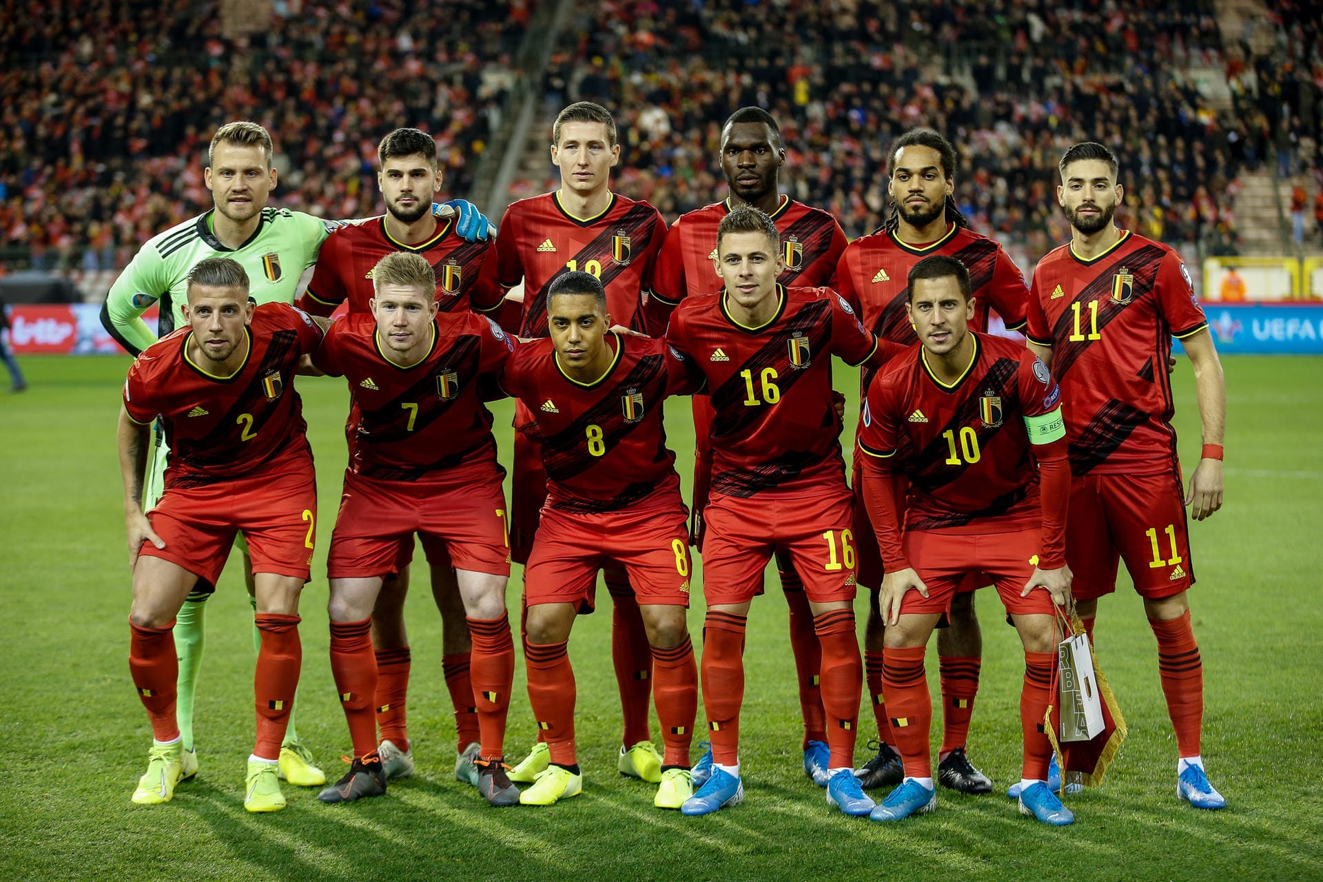 Die Belgier haben eine perfekte Qualifikation gespielt – und zählen 2020 sicher zu den EM-Mitfavoriten: Zehn Spiele, zehn Siege, 40:3 Tore – die "Roten Teufel" sind durch ihre Gruppe gepflügt.