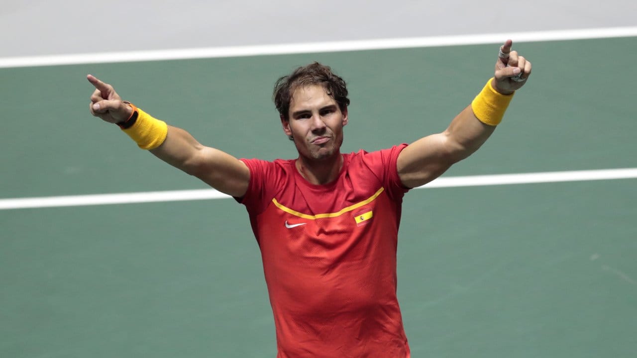 Steht mit Spanien im Davis-Cup-Endspiel: Rafael Nadal.