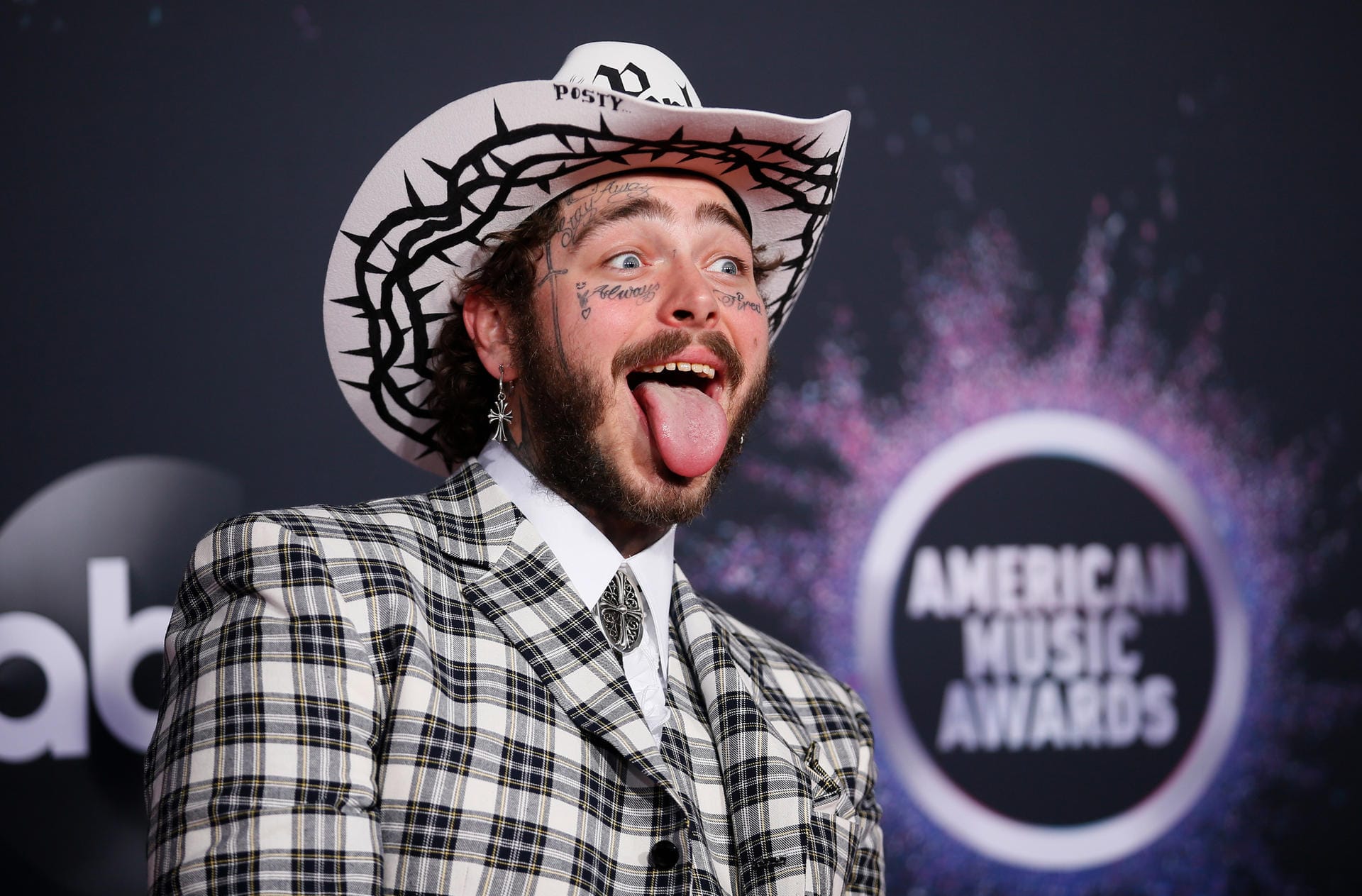 American Music Awards 2019: Post Malone kam zu den Awards im Cowboy-Look.