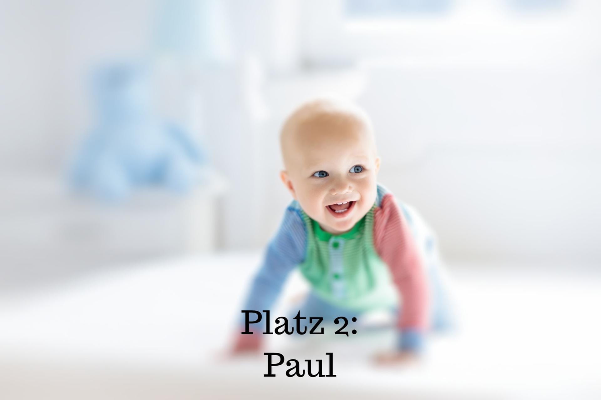 Platz 2: Paul – Der Name geht auf den lateinischen Namen Paulus zurück und bedeutet "der Kleine".