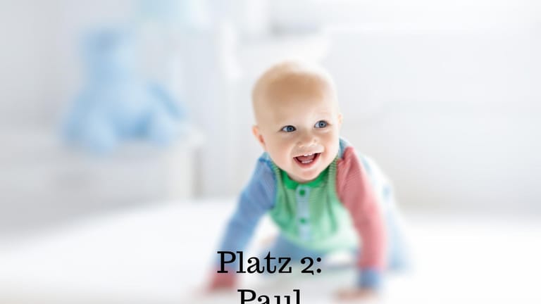 Platz 2: Paul – Der Name geht auf den lateinischen Namen Paulus zurück und bedeutet "der Kleine".