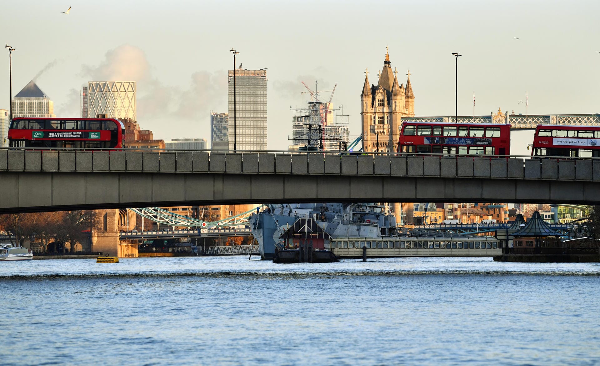 Die London Bridge ist ein wichtiger Verkehrsknotenpunkt in der britischen Hauptstadt.