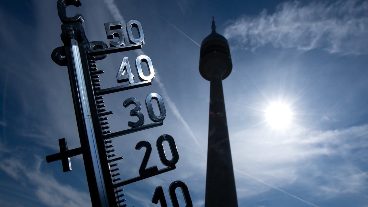 Heißer Sommer in München. Heißer Sommer in München.