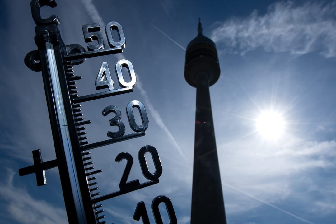 Heißer Sommer in München.