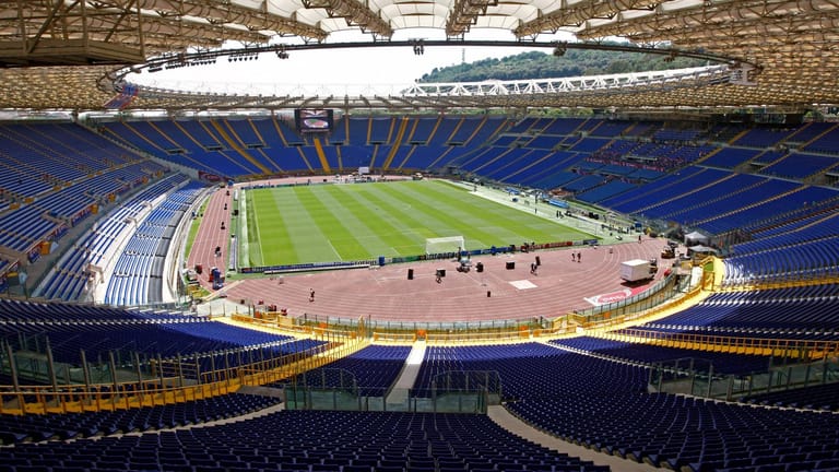 Die Gruppe A trägt ihre Spiele im aserbaidschanischen Nationastadion Baku und im Stadio Olimpico Rom (s. Foto) aus. In der italienischen Hauptstadt findet am 12. Juni auch das EM-Eröffnungsspiel statt.