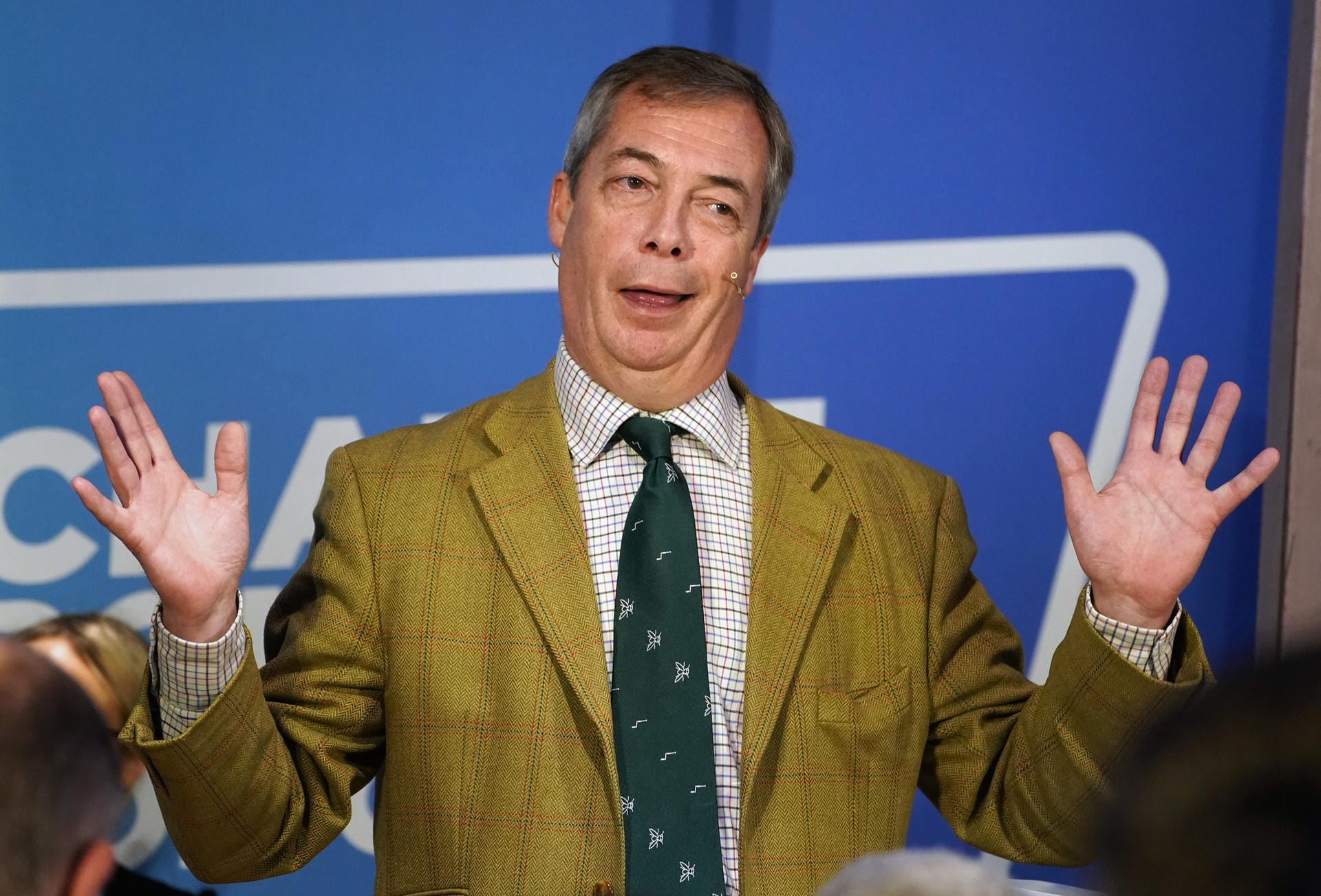 Nigel Farage, Chef der Brexit-Partei, die einen EU-Austritt ohne Abkommen anstrebt – und die Konservativen bei der Wahl Stimmen kosten dürfte.