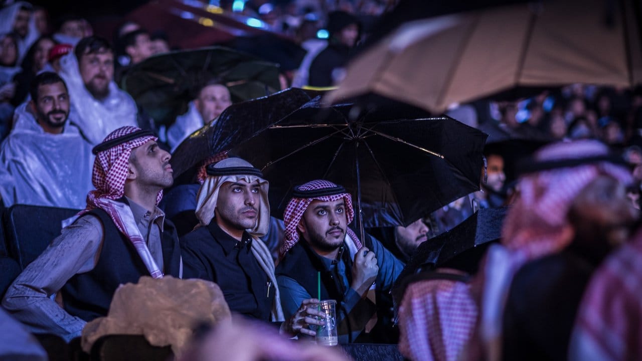 Die Saudis kamen beim Box-Event auf ihre Kosten.