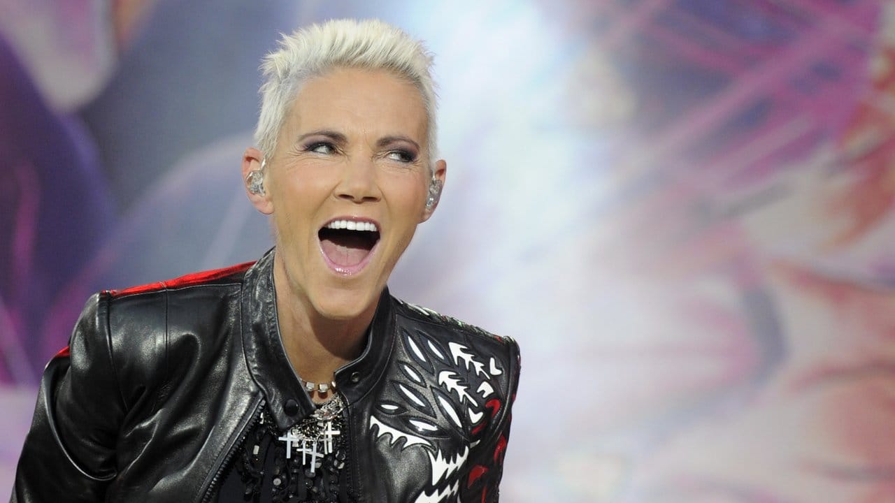 Marie Fredriksson vom schwedischen Popduo Roxette bei einem Konzert 2011. Marie Fredriksson vom schwedischen Popduo Roxette bei einem Konzert 2011.