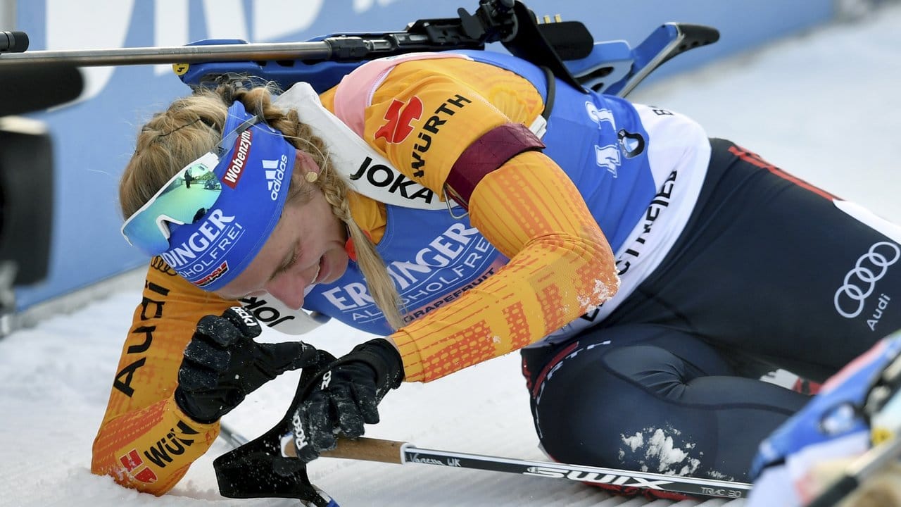 Wurde bei der Verfolgung in Hochfilzen Zwölfte: Vanessa Hinz.