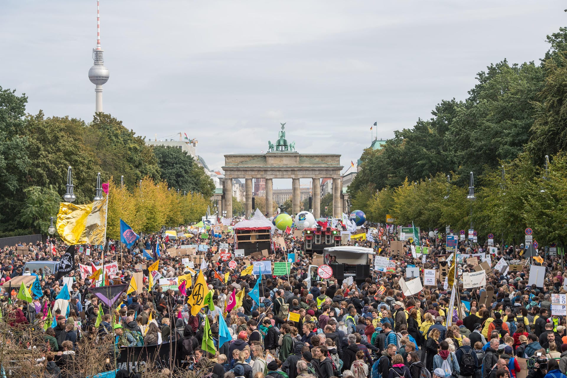 20. September 2019: Mehr als 200.000 Menschen sind dem Aufruf von "Fridays for Future" zum Klimastreik gefolgt.