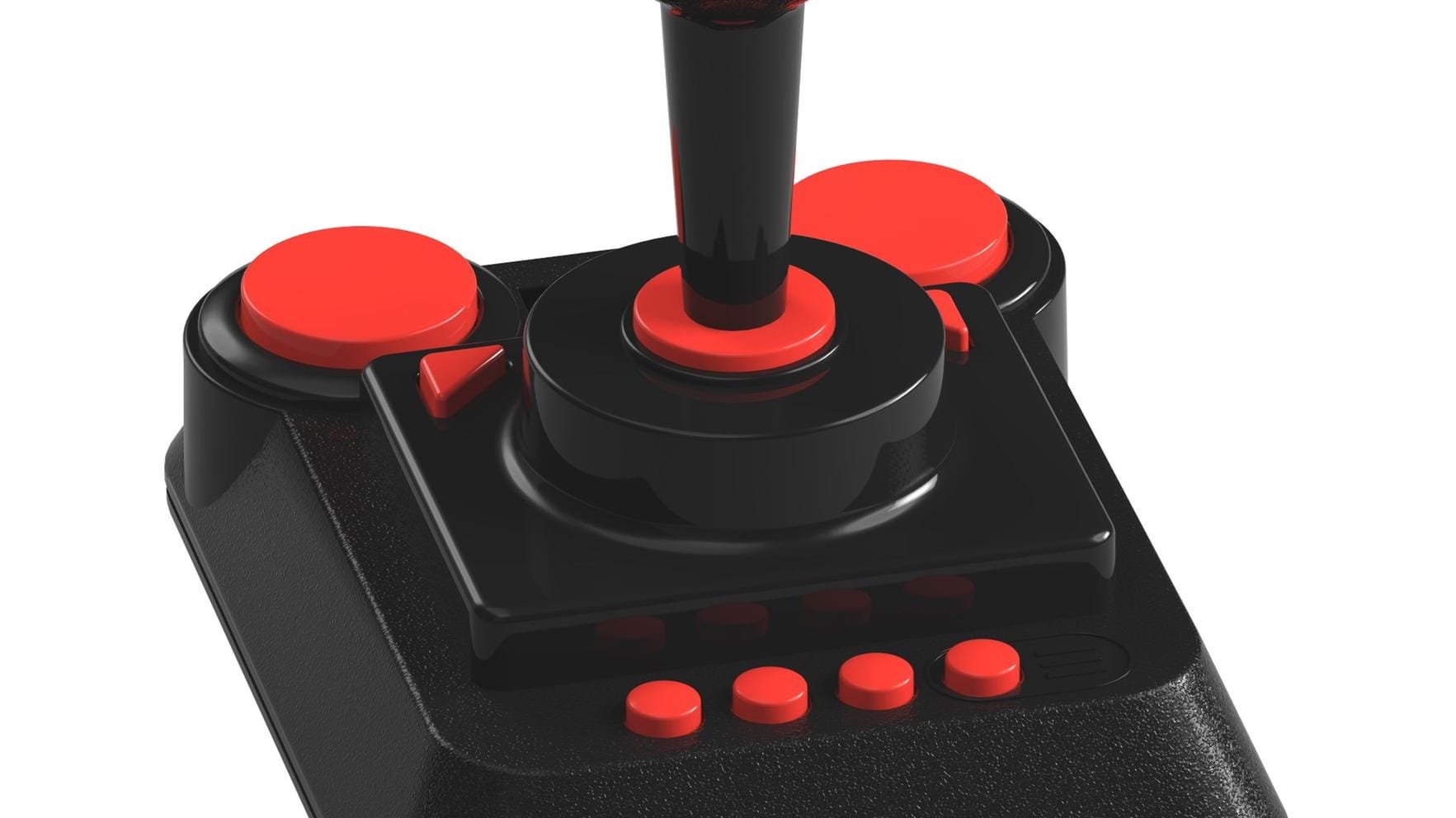 Auch der neue Joystick ist gelungen. Stabiler und präziser ist er geworden. So macht Zocken am C64-Nachbau Spaß.