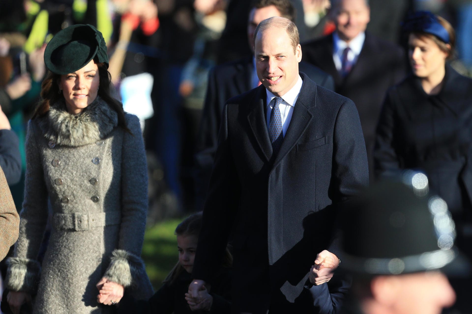 Prinz William und Herzogin Kate mit ihrem Nachwuchs
