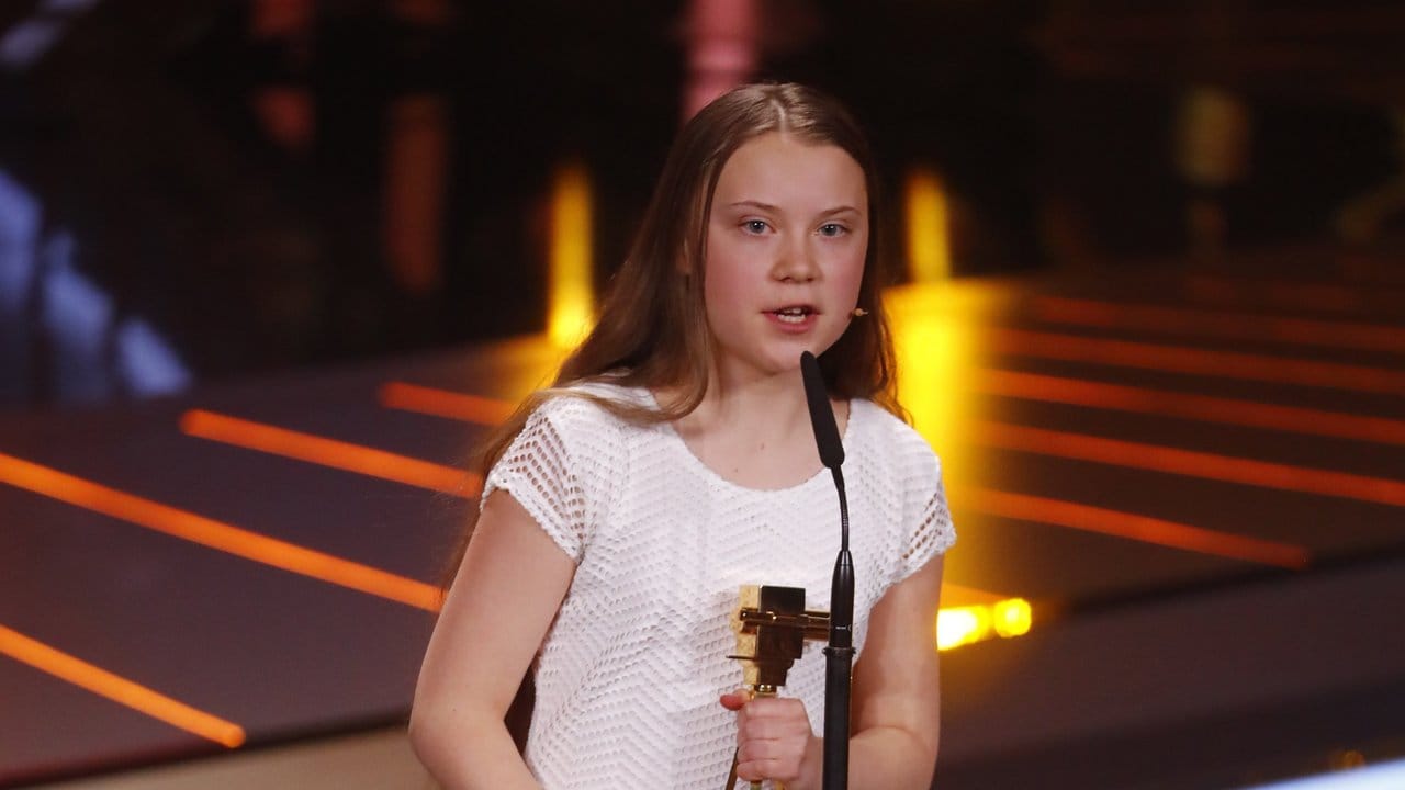 Bei der Verleihung der Goldenen Kamera las Greta Thunberg den Promis die Leviten.