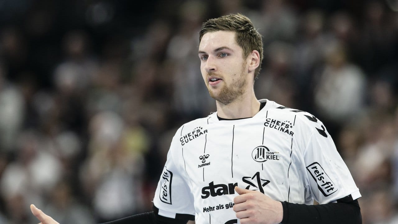 Kiels Kreisläufer Hendrik Pekeler. Kiels Kreisläufer Hendrik Pekeler.