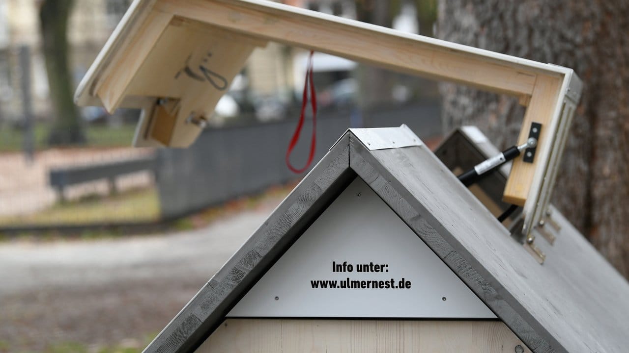 Im Test: Das "Ulmer Nest", ein Erfrierungsschutz für Obdachlose im Winter.