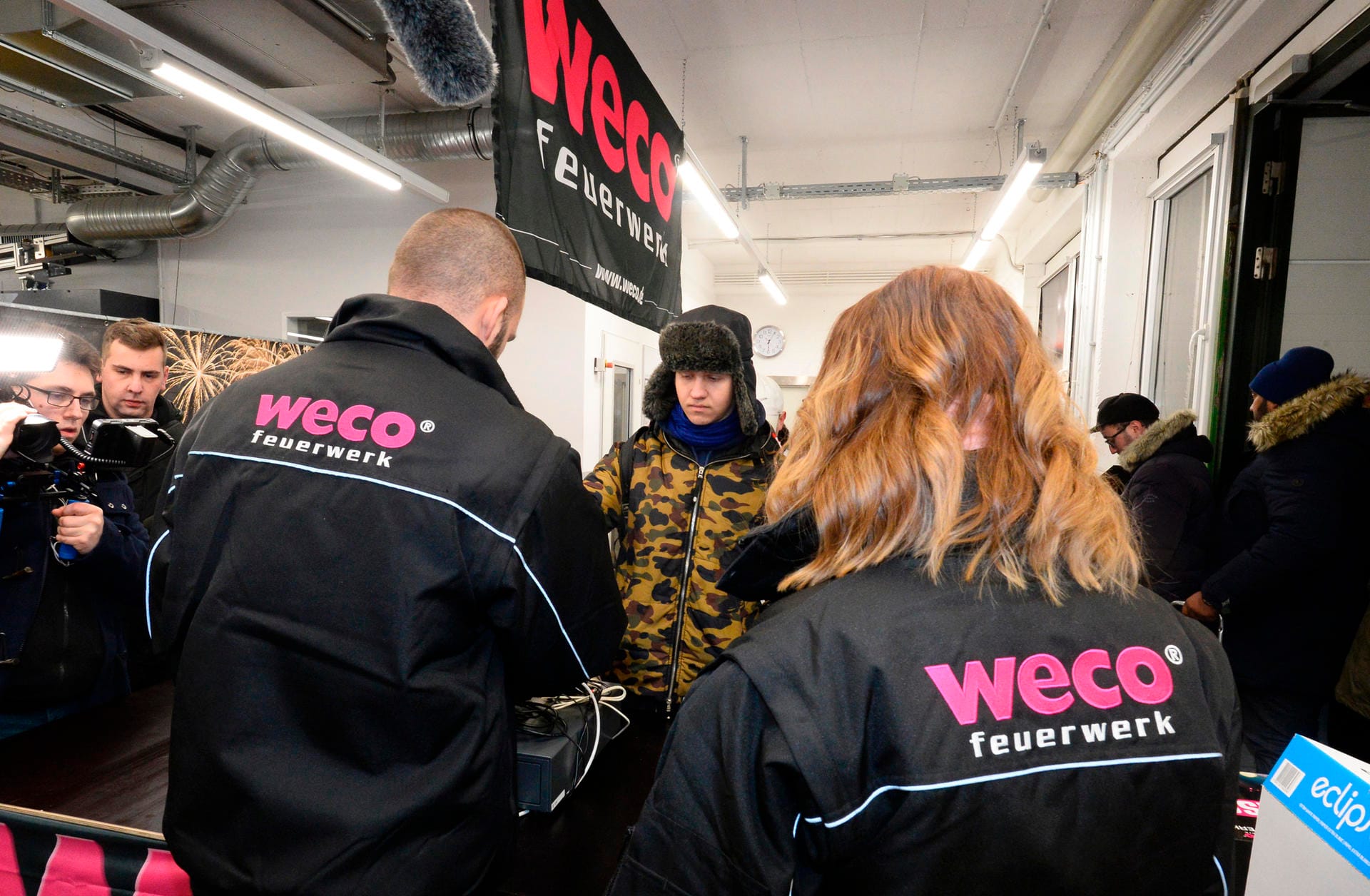 Werksverkauf beim Feuerwerk-Produzenten Weco