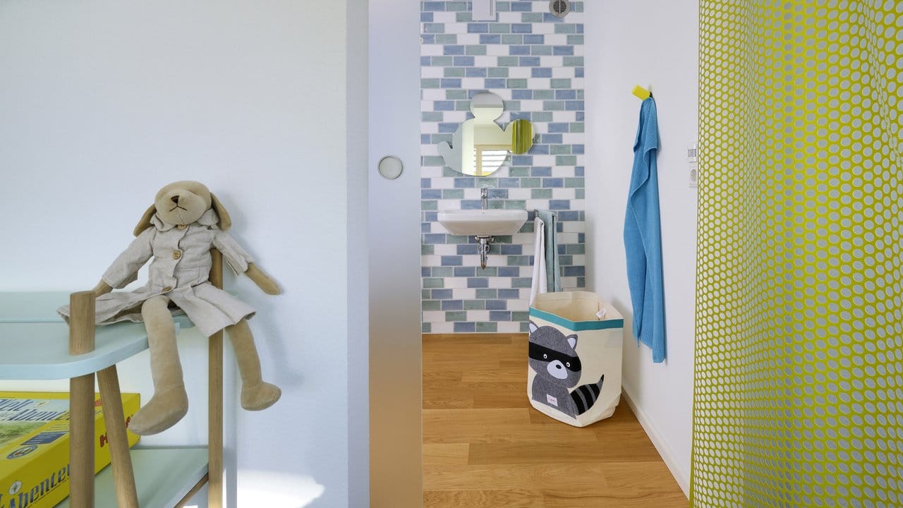 Kindgerecht gestaltet: Ein zweites Badezimmer kann im Alltag den Stress in einer Familie senken.