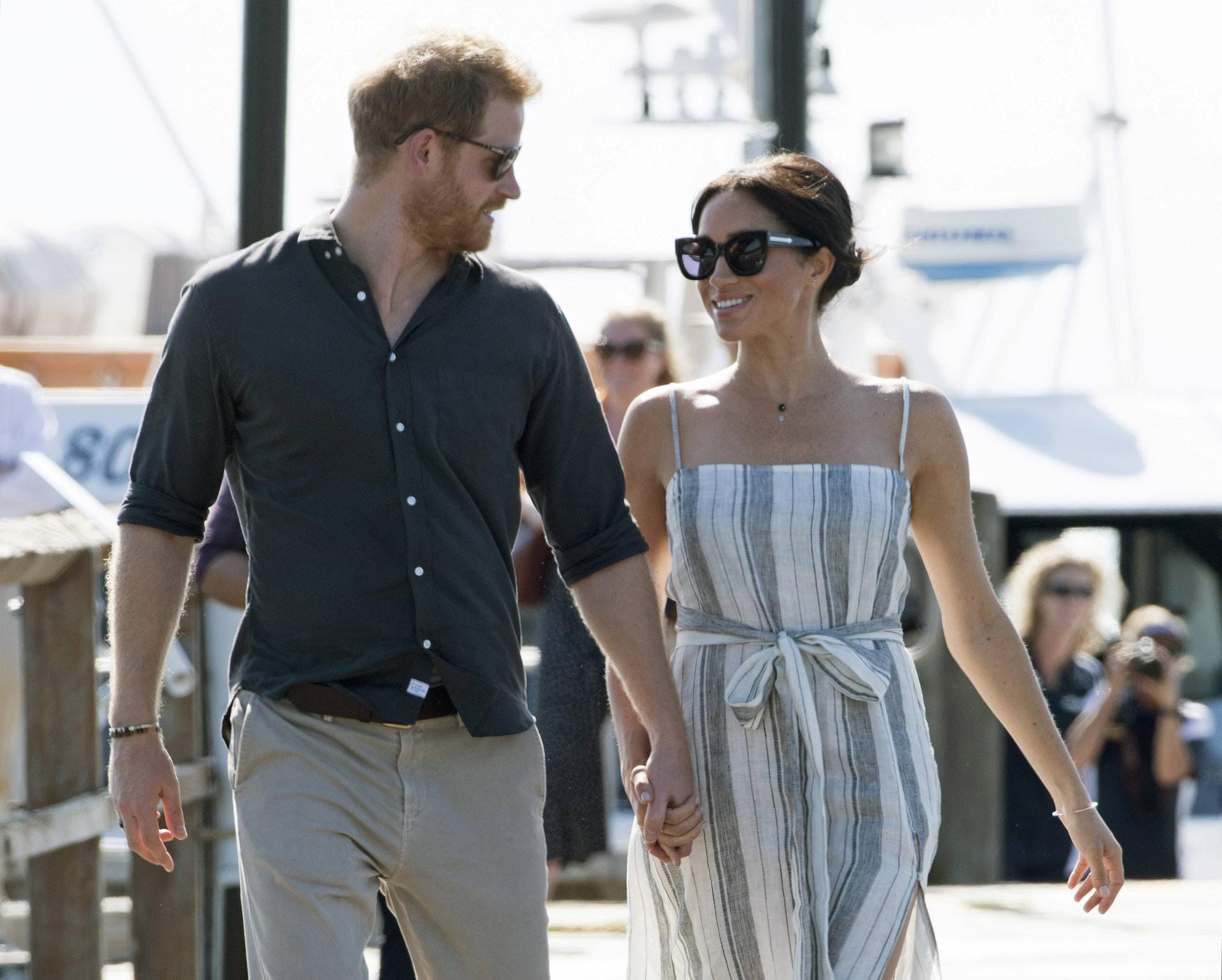 19. Mai 2018: Prinz Harry heiratet seine Freundin, die US-Schauspielerin Meghan Markle, auf Windsor Castle. Die Duchess of Sussex gehört seitdem zur britischen Königsfamilie.