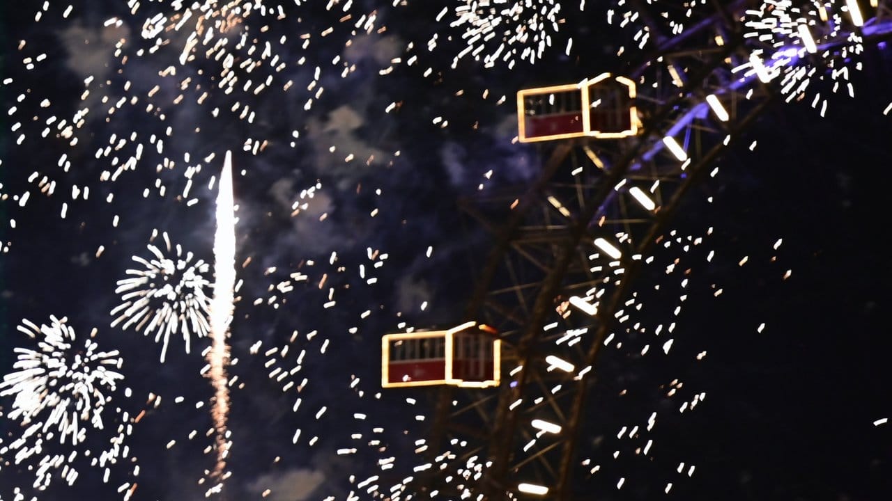 Feuerwerk in Wien.