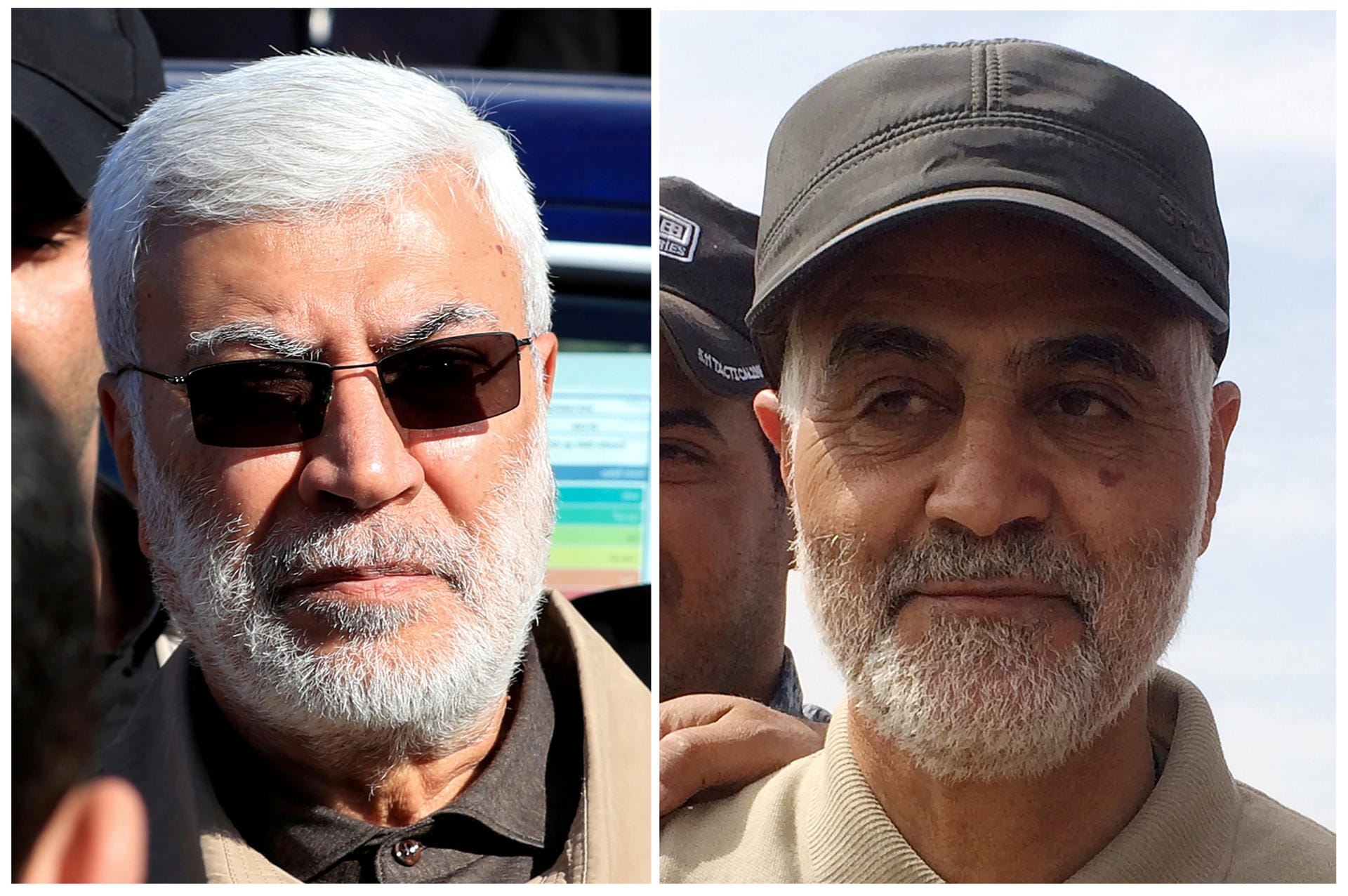Die USA haben im Irak den hohen iranischen General Ghassem Soleimani (r.) und den irakischen Milizenführer Abu Mahdi al-Muhandis mit einem Raketenangriff getötet. Iran droht mit Rache. Die Pressestimmen.