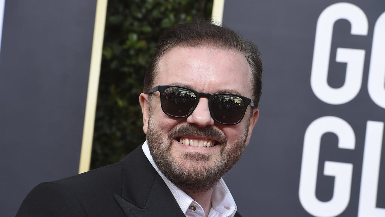 Moderator Ricky Gervais war gewohnt bissig. Moderator Ricky Gervais war gewohnt bissig.