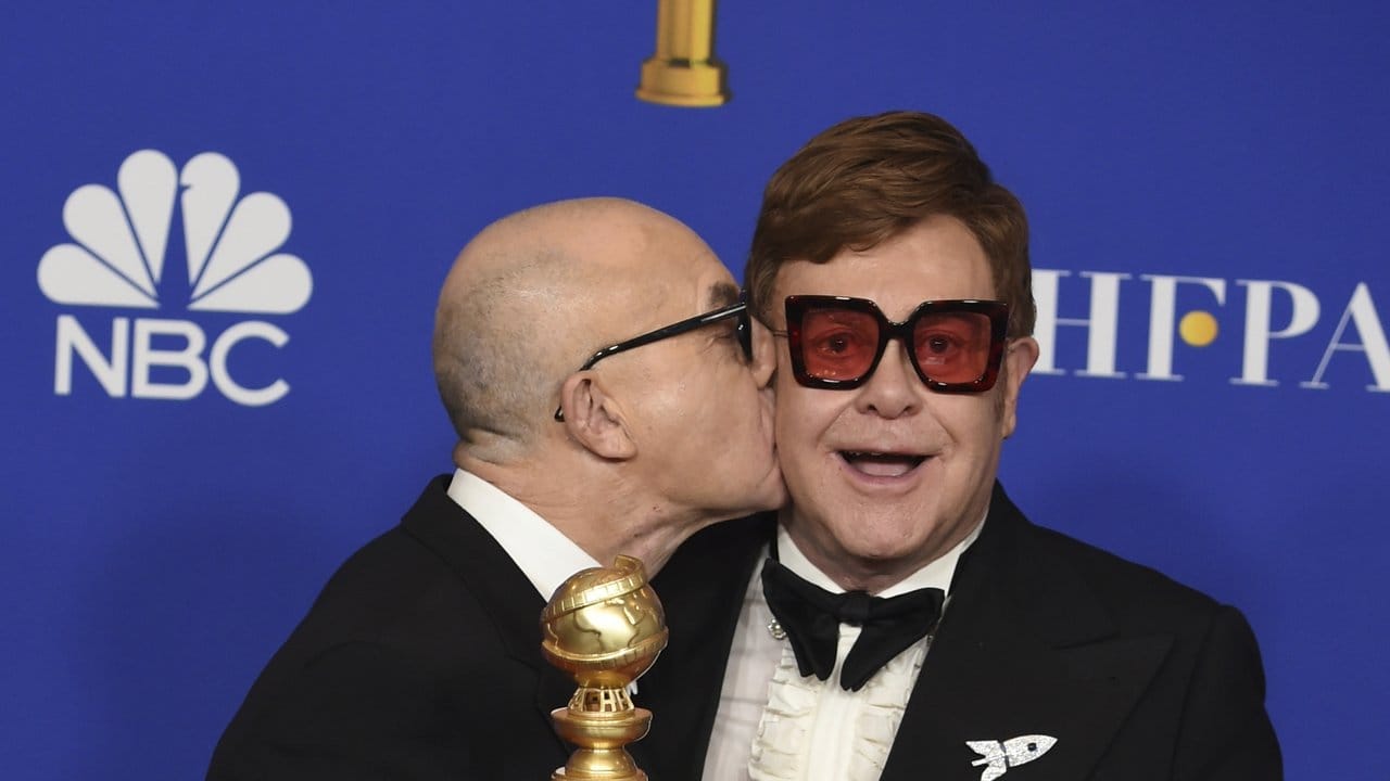 Das perfekte Team: Elton John und Bernie Taupin. Das perfekte Team: Elton John und Bernie Taupin.