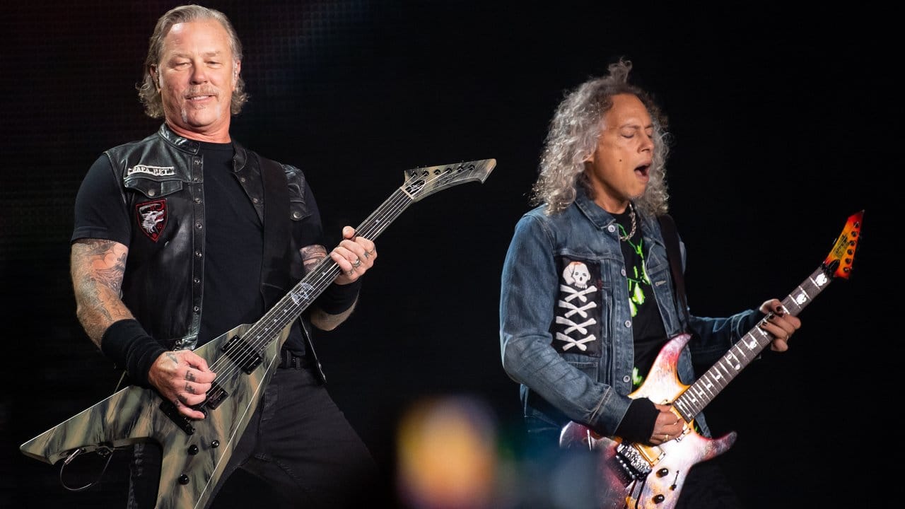 James Hetfield (l) und Kirk Hammett von Metallica.