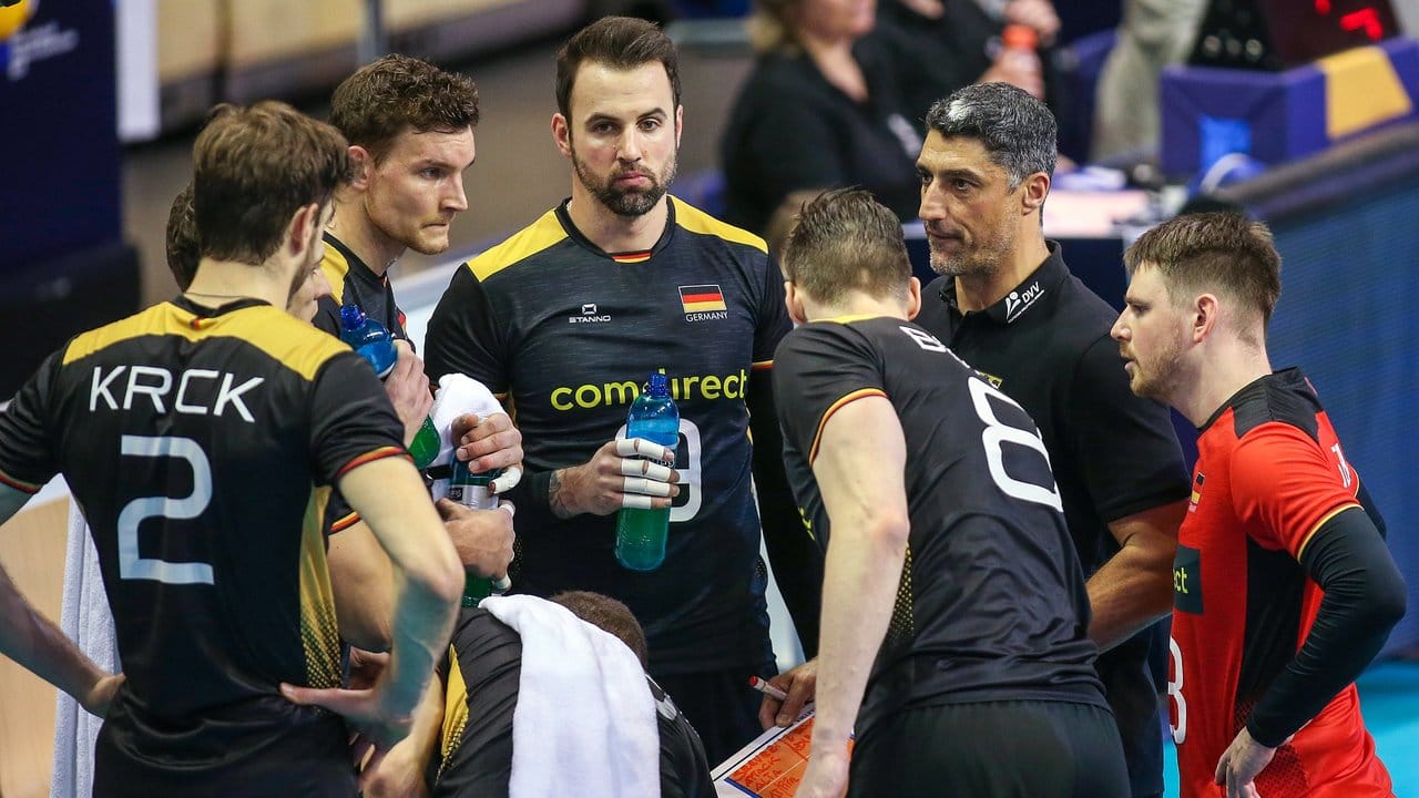Die deutschen Volleyballer hatten im Finale gegen Frankreich keine Chance.