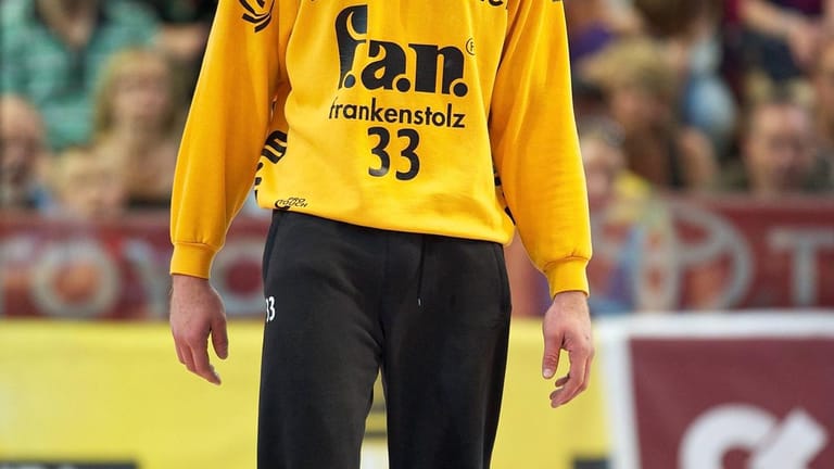 Jugendliche Gesichtszüge: Torwart Andreas Wolff 2011 mit zarten 20 und noch ohne Vollbart im Trikot vom TV Großwallstadt. Sein erstes Länderspiel bestritt er Ende 2013.