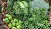 Dunkelgrüne Gemüsesorten sind nicht nur reich an Kalzium, sondern liefern auch viel Vitamin K. Das Vitamin unterstützt die Kalziumeinlagerung in die Knochen. Als bestes Knochengemüse gilt der Grünkohl mit mehr als 200 mg Kalzium pro 100 Gramm.